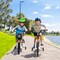 Kids Balance Bike with Adjustable Handbrake and Saddle Height Carbon Steel Frame